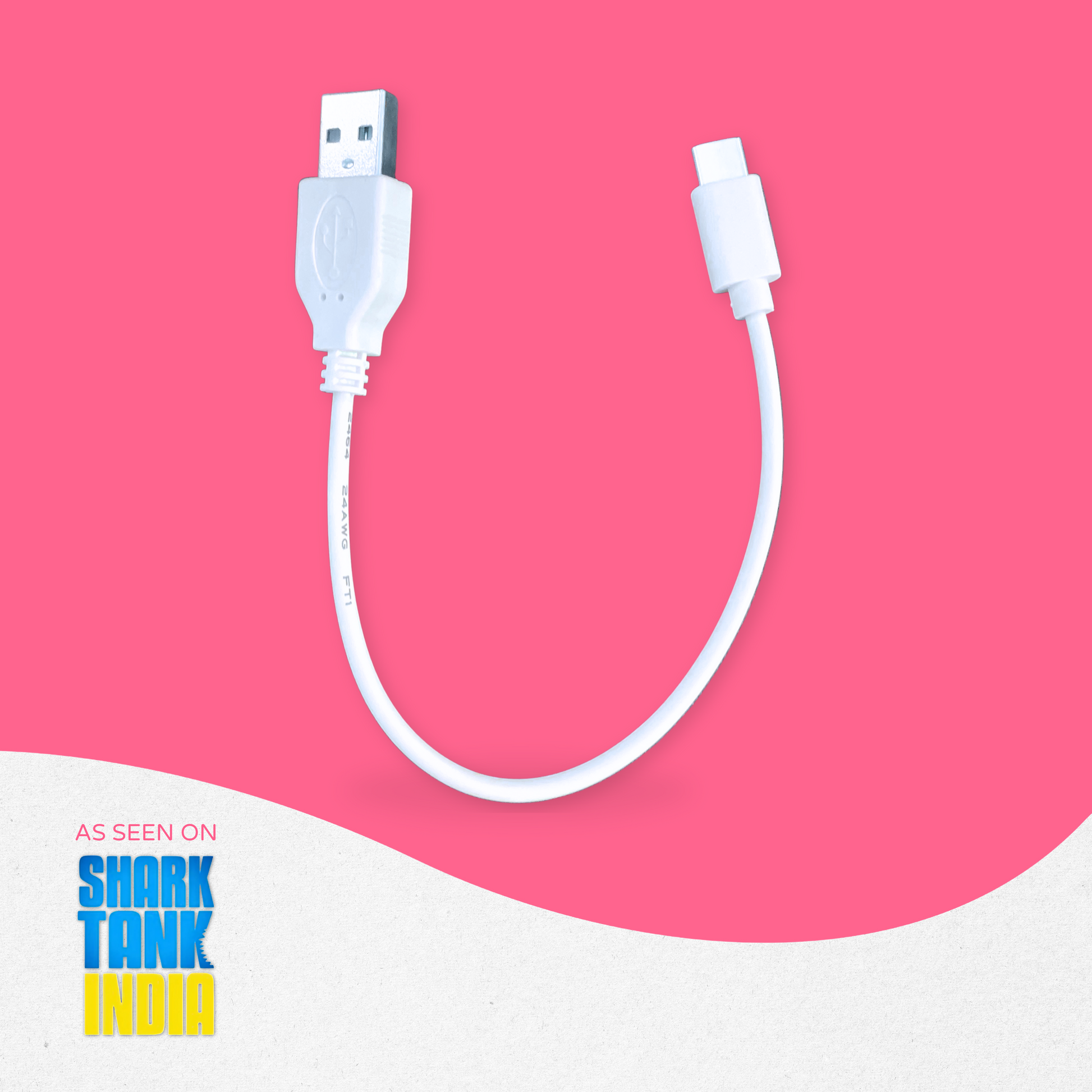 Period pain relief device charging cable